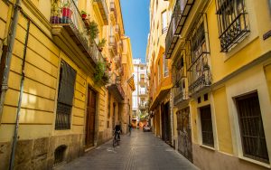 street in valencia