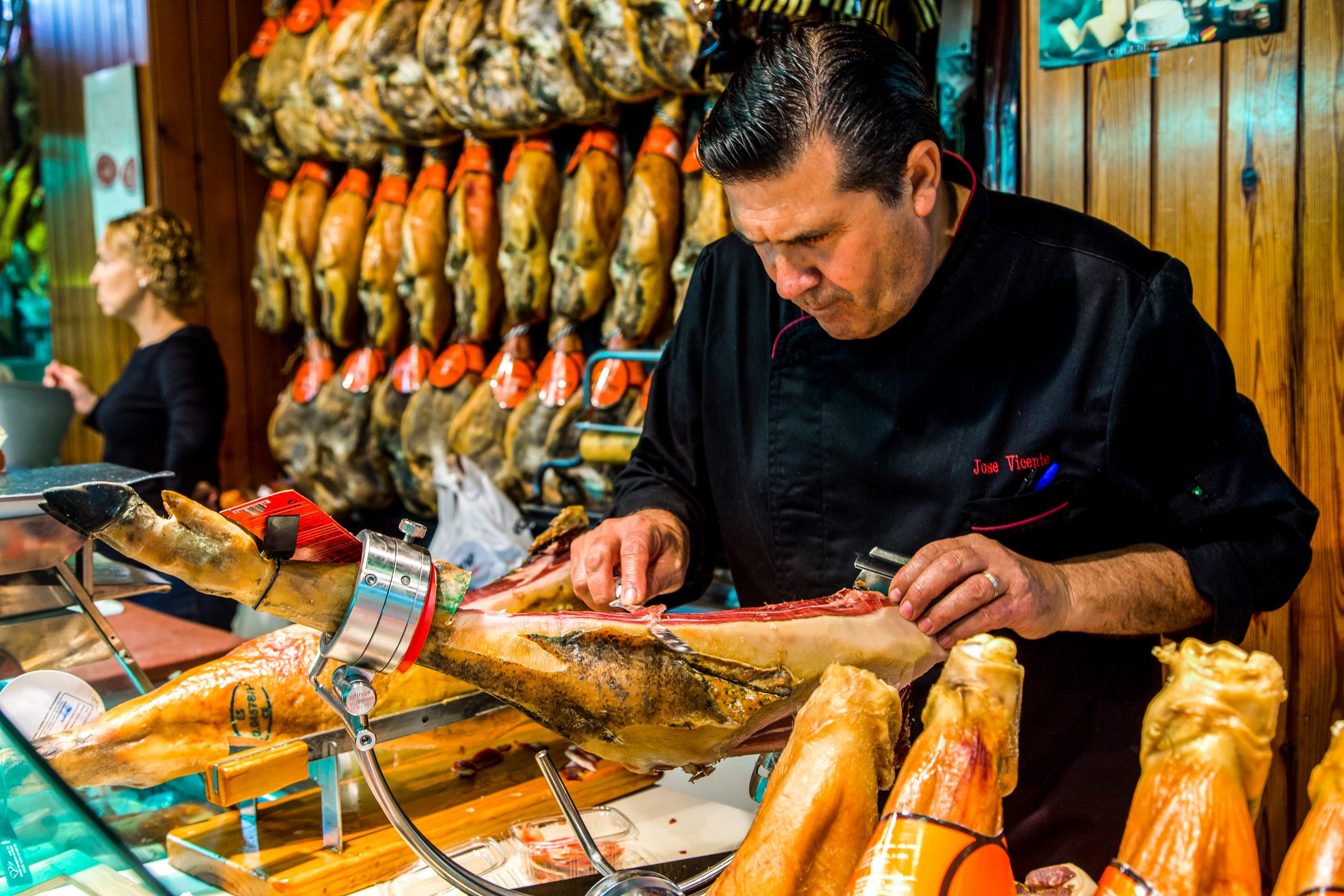 Jamon Carving in the Central Market
